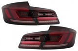 Fanali Posteriori Full LED Bar BMW Serie 5 F10 (2011-2017) Rosso Fumè Dynamic Sequential Turning Signal