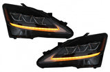 Fari Anteriori FULL LED DRL Dynamic Turn Light Signal LEXUS IS XE20 (2006-2013) Edizione Nera