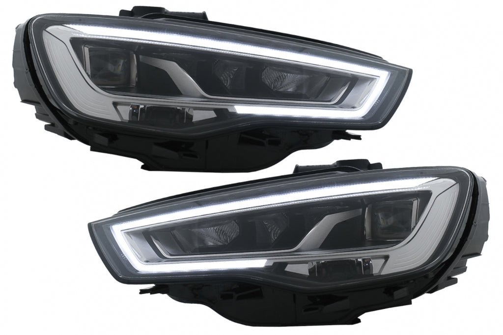 Full LED Fari Anteriori Audi A3 8V Pre-Facelift (2013-2016) Upgrade per Xenon with Sequential Dynamic Turning Lights