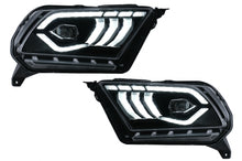 Carica l&#39;immagine nel visualizzatore di Gallery, Fari Anteriori Full LED Ford Mustang V (2010-2014) con Luce di svolta sequenziale dinamica