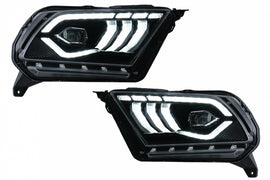Fari Anteriori Full LED Ford Mustang V (2010-2014) con Luce di svolta sequenziale dinamica