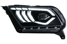 Carica l&#39;immagine nel visualizzatore di Gallery, Fari Anteriori Full LED Ford Mustang V (2010-2014) con Luce di svolta sequenziale dinamica