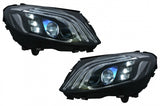 Full LED Fari Anteriori Mercedes Classe C W205 S205 (2014-2020) LHD W222 Design