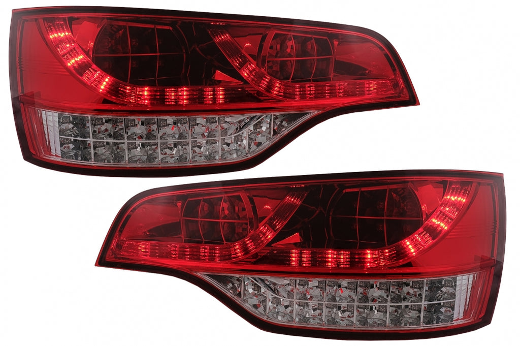 Fanali posteriori a LED Audi Q7 4L (2006-2009) Red Clear