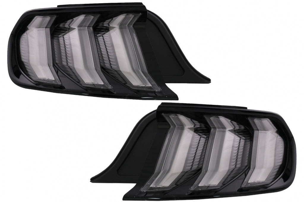 Fanali posteriori a LED Ford Mustang VI S550 (2015-2019) Smoke Clear with Dynamic Sequential Turning Lights