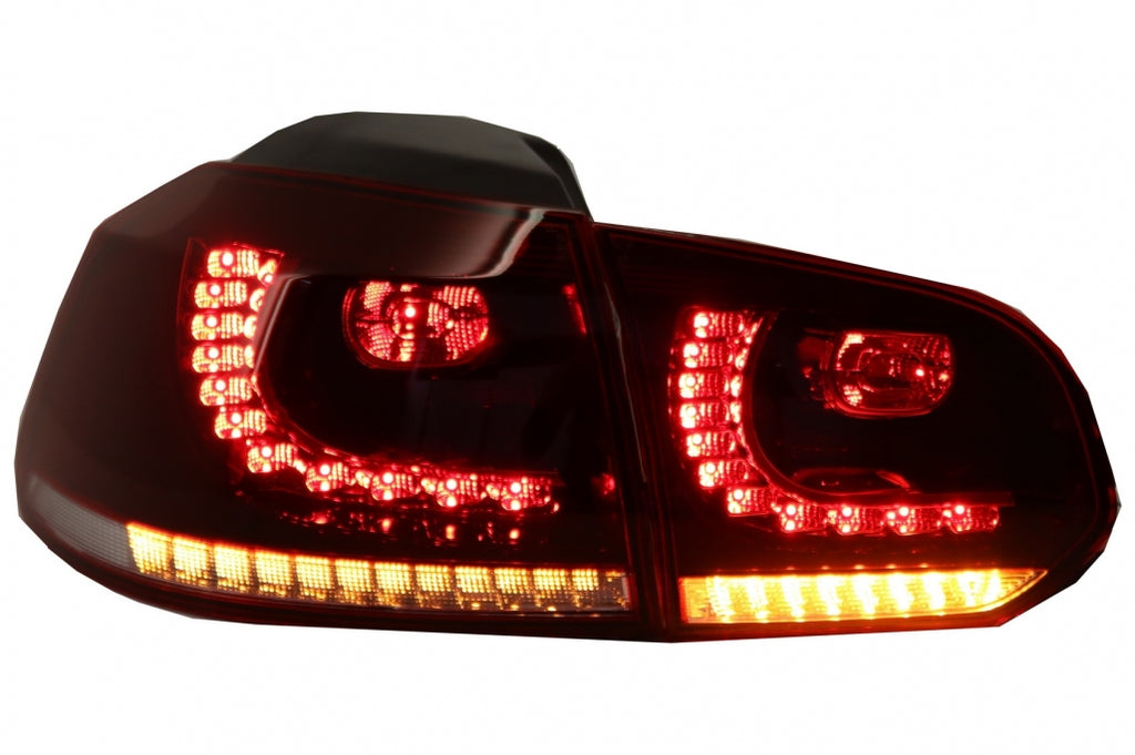 Fanali posteriori a LED VW Golf 6 VI (2008-2013) R20 Design Dynamic Sequential Turning Light Cherry Red (LHD and RHD)