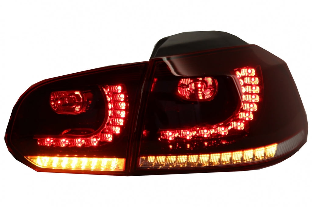 Fanali posteriori a LED VW Golf 6 VI (2008-2013) R20 Design Dynamic Sequential Turning Light Cherry Red (LHD and RHD)