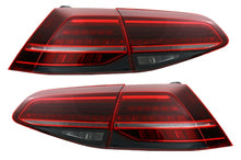 Load image into Gallery viewer, Fanali Posteriori Full LED VW Golf MK7 e MK7.5 VII (2012-2019) Facelift Retrofit G7.5 Look Luce di svolta sequenziale dinamica Dark Cherry Red