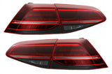Fanali Posteriori Full LED VW Golf MK7 e MK7.5 VII (2012-2019) Facelift Retrofit G7.5 Look Luce di svolta sequenziale dinamica Dark Cherry Red