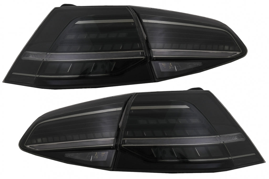 Fanali Posteriori Full LED VW Golf MK7 e MK7.5 VII (2012-2020) Facelift Retrofit G7.5 Look Luce di svolta sequenziale dinamica Smoke