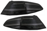 Fanali Posteriori Full LED VW Golf MK7 e MK7.5 VII (2012-2020) Facelift Retrofit G7.5 Look Luce di svolta sequenziale dinamica Smoke