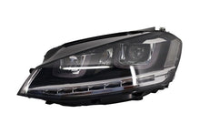 Load image into Gallery viewer, Fari Anteriori 3D LED DRL VW Golf MK7 VII (2012-2017) Silver R-Line LED Flowing Luce di svolta sequenziale dinamica Guida a Destra