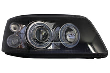 Load image into Gallery viewer, Fari Anteriori Dual Halo Rims VW Transporter T5 (04.2003-08.2009) Angel Eyes Nero