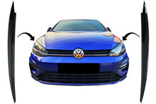 Load image into Gallery viewer, Fari Anteriori Eyebrows VW Golf VII 7 5G (2013-2017) Nero Lucido