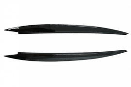 Fari Anteriori Eyebrows VW Golf VII 7 5G (2013-2017) Nero Lucido