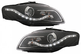 Fari Anteriori LED DRL DAYLIGHT Audi A4 B7 (11.2004-03.2008) Nero