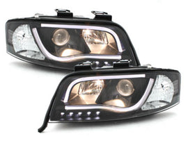 Fari Anteriori LED DRL Audi A6 4B (1997-2001) Nero