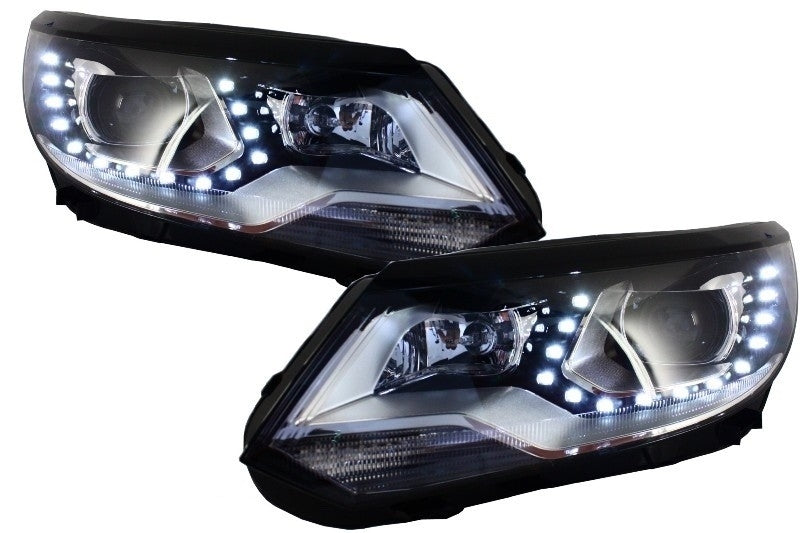 Fari Anteriori LED DRL VW Tiguan MK I Facelift (2012-2015) OEM Xenon Design