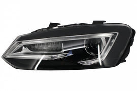 Fari Anteriori LED XENON HID VW Polo 6R 6C 61 (2011-2017) Light Bar Devil Eye Look