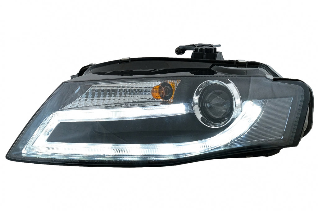 Fari Anteriori Audi A4 B8 8K (2008-2011) LED Daytime Running Light Bar Xenon Design Guida a Sinistra