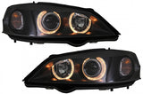 Fari Anteriori Opel Vauxhall Astra G (09.1997-02.2004) Halo Rims Lamps nero