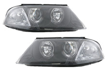 Load image into Gallery viewer, Fari Anteriori VW Passat 3BG B5 (09.2000-03.2005) 2 Halo Rims Nero