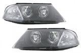 Fari Anteriori VW Passat 3BG B5 (09.2000-03.2005) 2 Halo Rims Nero