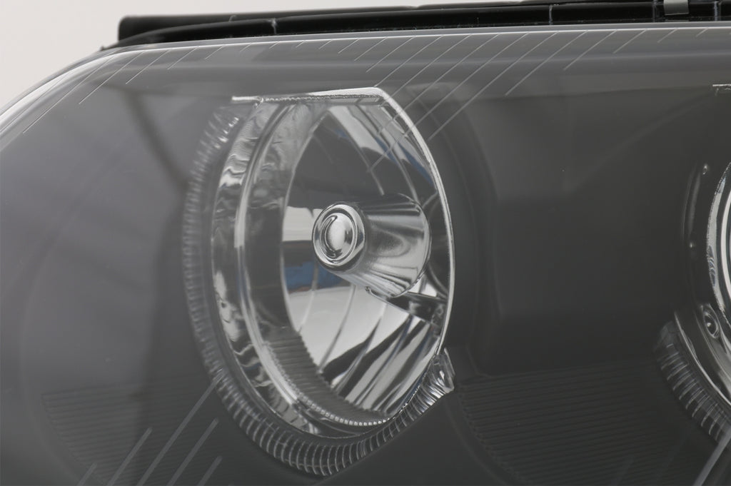 Fari Anteriori VW Passat 3BG B5 (09.2000-03.2005) 2 Halo Rims Nero