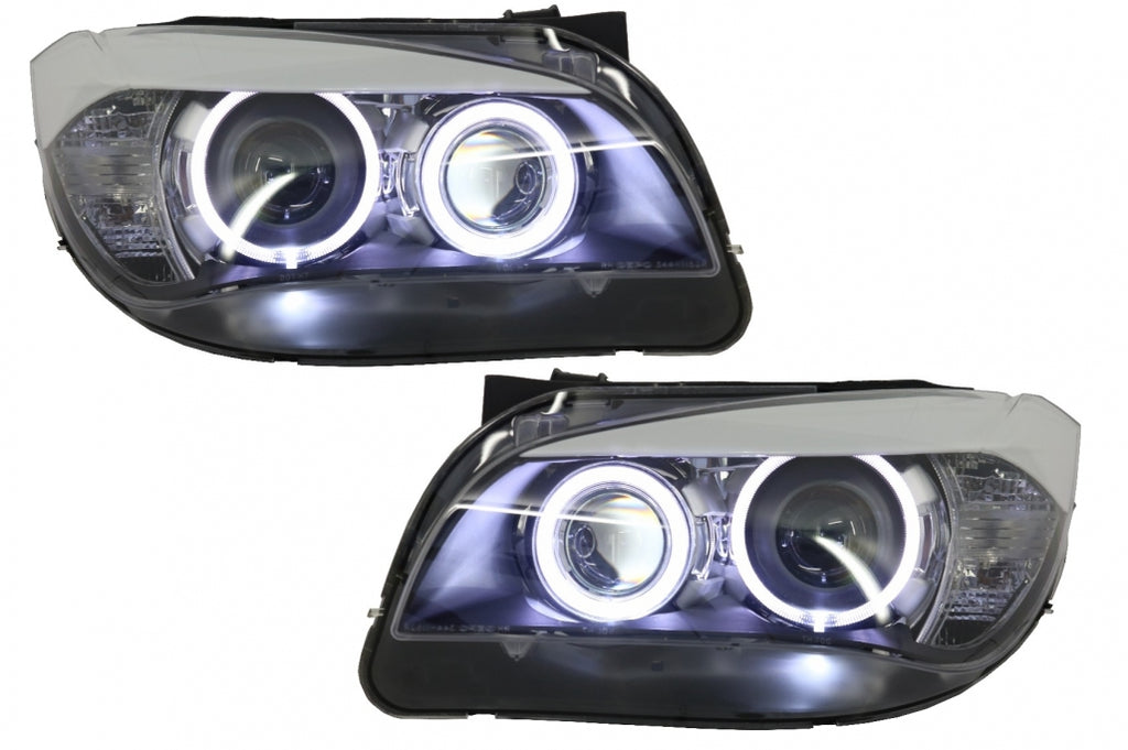 LED Fari Anteriori Angel Eyes BMW X1 E84 (2009-2012) Xenon Look