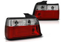 Carica l&#39;immagine nel visualizzatore di Gallery, Fanali Posteriori LED BAR BMW Serie 3 E36 Sedan (12.1990-08.1999) Red White