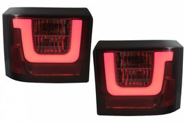Fanali Posteriori LED BAR VW T4 Transporter Caravelle Multivan (1990-2003) Rosso Fumè