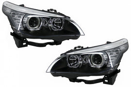 Fari Anteriori LED Dayline Angel Eyes BMW Serie 5 E60 E61 (2003-2007) LCI Look