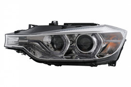 LED DRL Fari Anteriori Angel Eyes BMW Serie 3 F30 F31 LCI Sedan Touring (2015-2019) Chrome