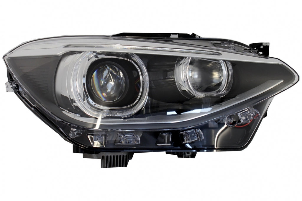 Fari Anteriori LED DRL Angel Eye BMW Serie 1 F20 F21 (2011-2014) Nero