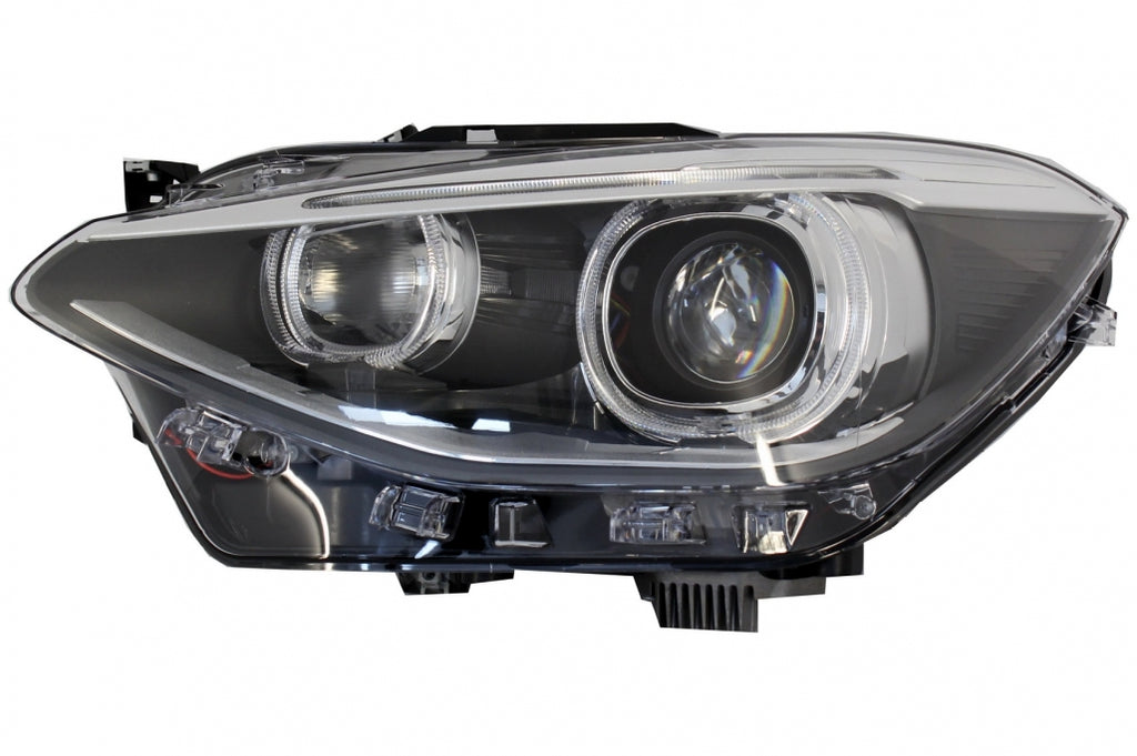 Fari Anteriori LED DRL Angel Eye BMW Serie 1 F20 F21 (2011-2014) Nero