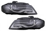 Fari Anteriori LED DRL Daytime Running Lights AUDI A4 B8 8K (2009-10.2011) Nero
