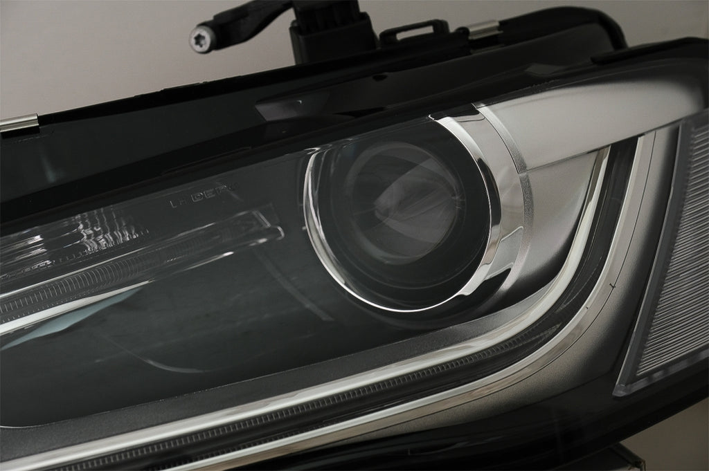 Fari Anteriori LED DRL per Audi A4 B8.5 Facelift (2012-2015) Nero