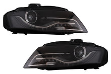 Carica l&#39;immagine nel visualizzatore di Gallery, Fari Anteriori LED DRL Audi A4 B8 8K (04.2008-2011) con Daytime Running Lights Nero