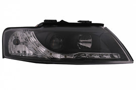 Fari Anteriori LED DRL Audi A4 Cabriolet B6 8H7 8HE (2002-2006) Nero