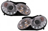 LED DRL Fari Anteriori Mercedes CLK W209 C209 Coupe A209 Cabrio (2003-2010) Chrome