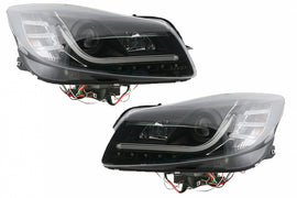 Fari Anteriori LED DRL Opel Insignia (2008-2012) Daytime Running Lights Nero