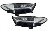 LED DRL Fari Anteriori Xenon Look Ford Mondeo MK5 (2013-2016) Flowing Dynamic Sequential Turning Lights Chrome