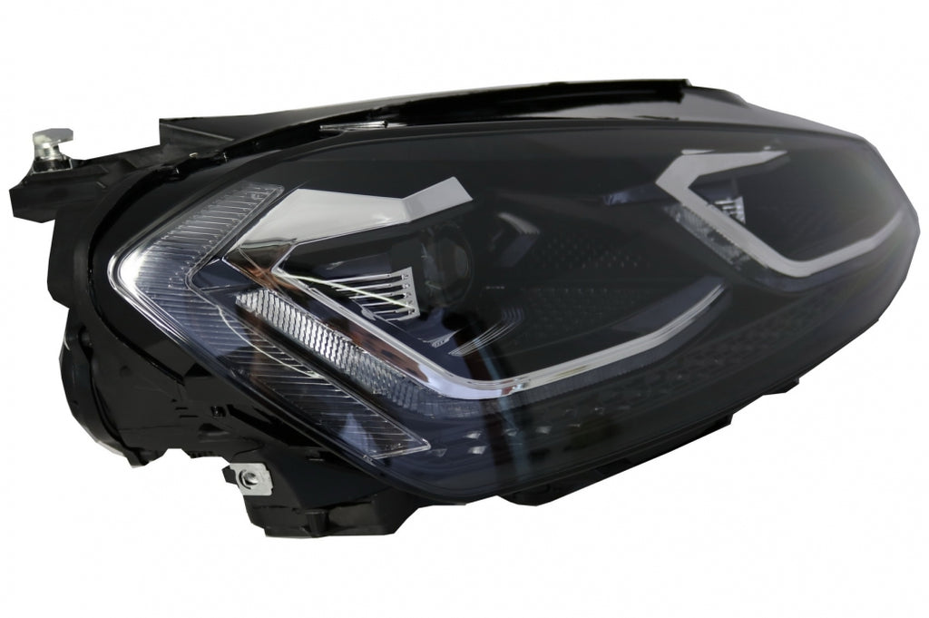Fari Anteriori LED Bi-Xenon Look VW Golf MK7 VII (2012-2017) Facelift MK7.5 R Line Design con Luci di svolta dinamiche sequenziali