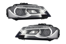 Carica l&#39;immagine nel visualizzatore di Gallery, LED Fari Anteriori Audi A3 8P1 (2008-2012) Design nero Crystal-Clear