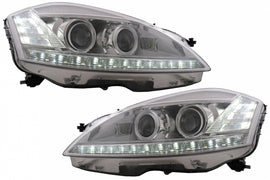 LED Fari Anteriori Mercedes Classe S W221 (2005-2009) Facelift Look LHD