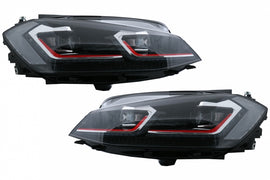 LED Fari Anteriori VW Golf 7.5 VII (2017 +) GTI Look with Sequential Dynamic Turning Lights