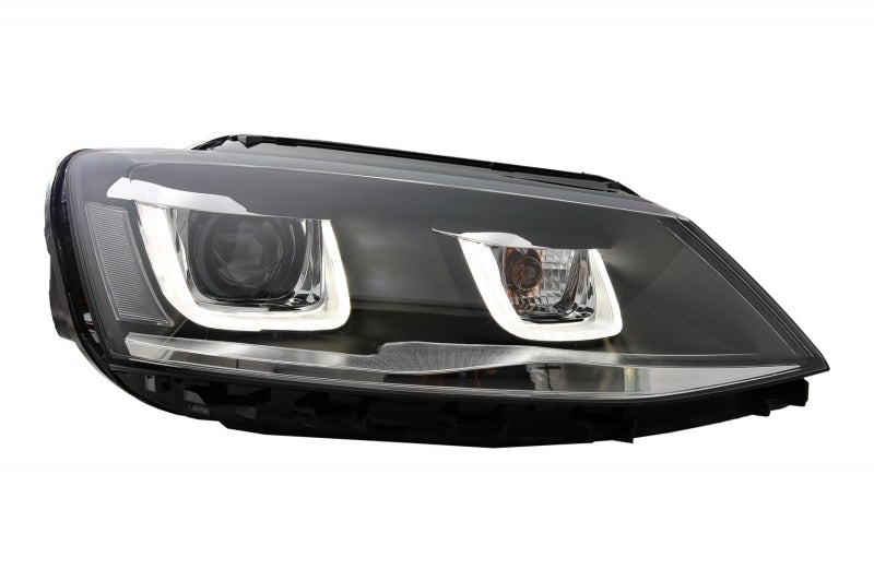 LED Fari Anteriori VW Jetta Mk6 VI (2011-2017) GTI 3D U Bi-Xenon Design RHD