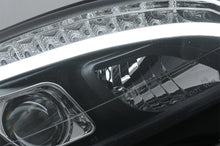 Carica l&#39;immagine nel visualizzatore di Gallery, LED Fari Anteriori Tube Light Mercedes Classe C W204 S204 (2007-2010) nero with Sequential Dynamic Turning Lights