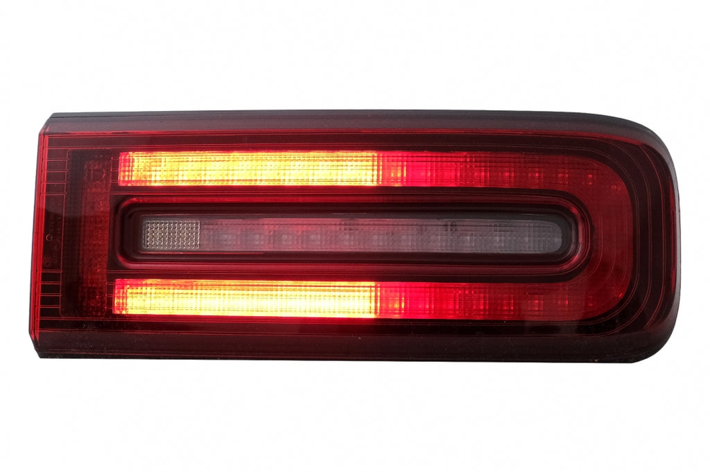 Fanali Posteriori LED Light Bar Mercedes Classe G W463 (2008-2017) Facelift 2018 Design Luce di svolta sequenziale dinamica Rosso Fumè