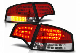 Fanali Posteriori LED Audi A4 B7 Sedan 8EC (11.2004-03.2008) Red Clear